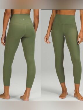 Lululemon Align Tights Crop 24” Green Sz 10